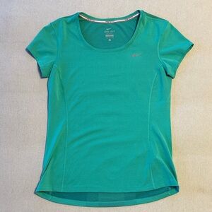 Nike Women's Teal Green Dri-FIT Short Sleeve Tee